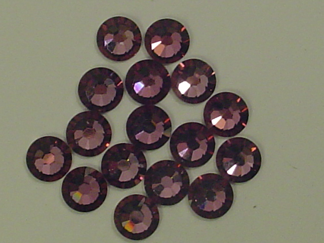 72 pcs. 20ss ANTIQUE PINK FLATBACK European Rhinestones